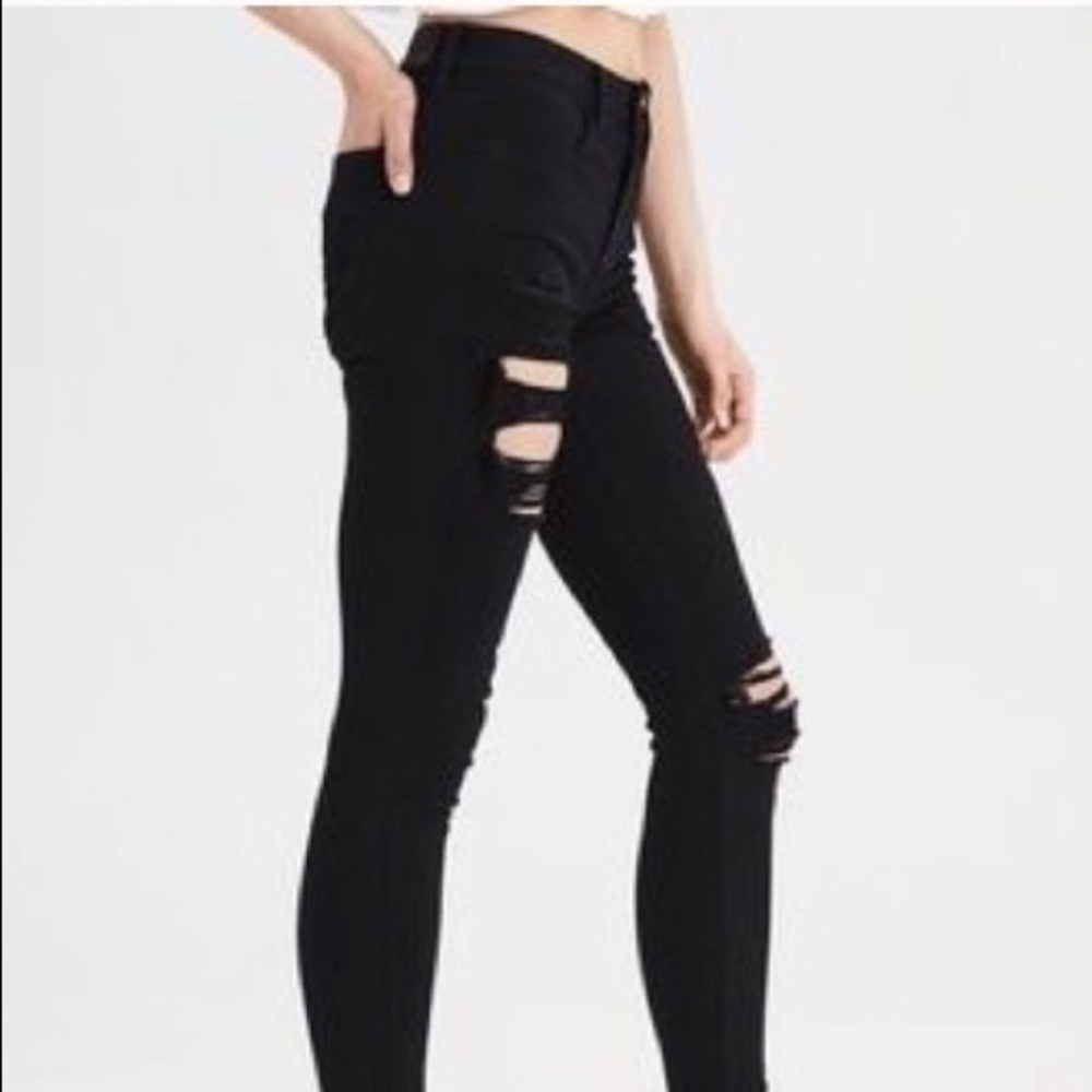 American Eagle Distressed Hi-Rise Jegging (LONG)